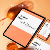 Invitation Booze nourriture mauvaise danse bouge drôle mariag