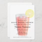 Invitation Boozy Bridal Shower (Devant / Derrière)