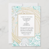 Invitation bord de mer élégant mariage (Devant)