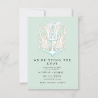 bord de mer élégant Photo Enregistrer la date