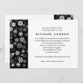 Invitation Bord de neige 2 Bar Mitzvah (Devant / Derrière)