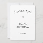 Invitation Border Collie Chien de Berger (Dos)