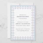 Invitation Bordure chic | Photo Graduation Party (Dos)