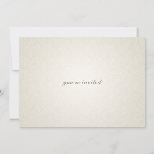 Invitation Bordure classique - violet (Dos)