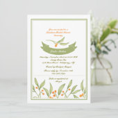 Invitation Bordure de Baies (Debout devant)