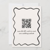 Invitation Bordure de la main agitée - Tirer sur la main Enre (Dos)