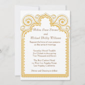 Invitation Bordure dorée (Devant)
