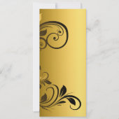 Invitation Bordure du cadre de fleurs (Devant)