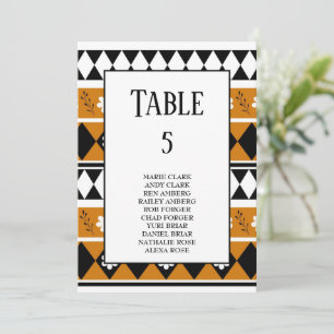 Invitation Bordure Fleur Diamant Boho Motif Floral