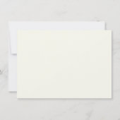 Invitation Bordure Florale Simple Rose Jardin Botanique Maria (Dos)