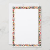 Invitation Bordure italienne antique 5 x 7 Mariage (Devant)
