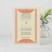 Invitation Bordure Vintage 5x7 (Debout devant)
