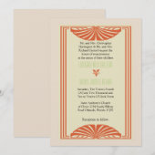Invitation Bordure Vintage 5x7 (Devant / Derrière)