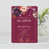 Invitation Borgoña 65ème idées de fiesta de cumpleaños para (Debout devant)