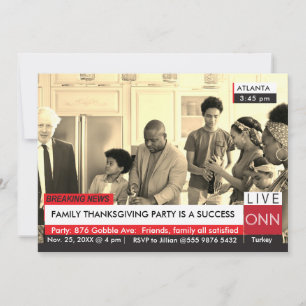 Invitation Boris Johnson Thanksgiving Breaking TV News Value