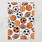 Invitation Born 2 Ball Sport Themed Boy 2nd Birthday Party  (Dos)
