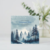 Invitation  Bosque con nieve (Debout devant)