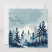 Invitation  Bosque con nieve (Dos)