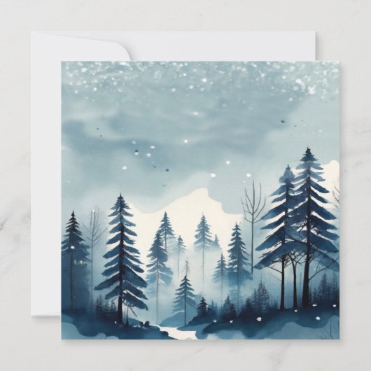 Invitation  Bosque con nieve (Dos)