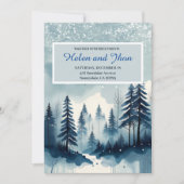 Invitation  Bosque con nieve (Devant)