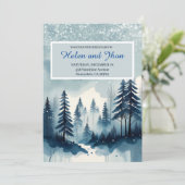 Invitation  Bosque con nieve (Debout devant)