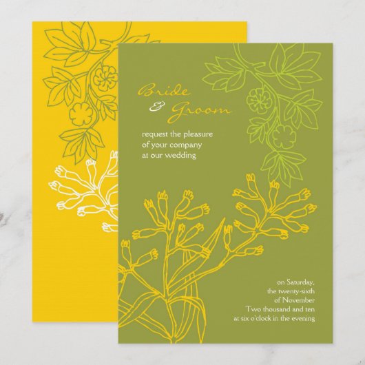 Invitation Botanica (Devant / Derrière)