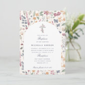 Invitation Botanical Grace Baptism (Debout devant)