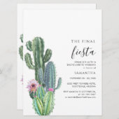 Invitation Botanique Bachelorette Week-end et Itinéraire (Devant / Derrière)