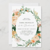 Invitation Botanique Boho Floral Bridesservatrices Déjeuner B (Devant)