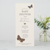 Invitation Botanique Botanique Genre Neutre Bébé (Debout devant)