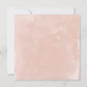 Invitation Botanique Burgundy Aquarelle Baptême Bébé (Dos)