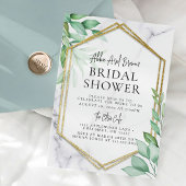 Invitation Botanique De Douche Nuptiale