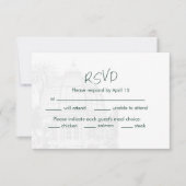 Invitation Botanique de serre Jardin vert RSVP boîtier (Devant)