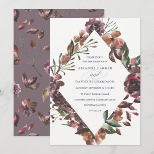 Invitation Botanique de Sienne Mariage