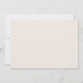 Invitation Botanique de vacances | Fête des mariées horizonta (Dos)