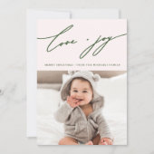 Invitation Botanique d'hiver rustique avec vert de vacances p (Devant)