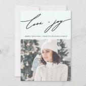 Invitation Botanique d'hiver rustique avec vert de vacances p (Devant)