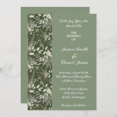 Invitation Botanique Faire-part de mariage-Matte (Devant / Derrière)