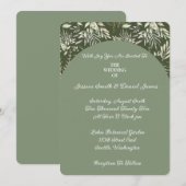 Invitation Botanique Faire-part de mariage-Matte (Devant / Derrière)
