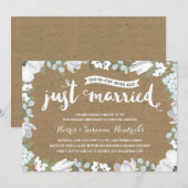 Invitation Botanique | Fête d'anniversaire de 35 ans de maria (Devant / Derrière)