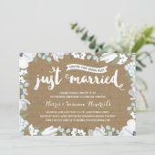 Invitation Botanique | Fête d'anniversaire de mariage de 35 a (Debout devant)