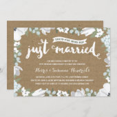 Invitation Botanique | Fête d'anniversaire de mariage de 35 a (Devant / Derrière)