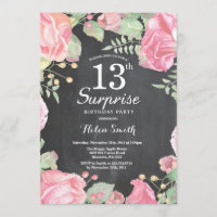 Botanique Floral Surprise 13e anniversaire Invitat