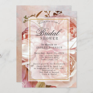 Invitation BOTANIQUE FLORALE Fête des mariées