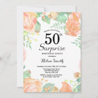 Botanique Peach Floral Surprise 50e anniversaire
