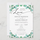 Invitation Botanique Rien d'amour fantaisie Juste amour Maria (Devant)