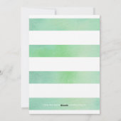 Invitation Botanique Touch Bridal Douche (Dos)