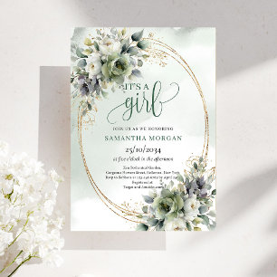 Invitation Botanique Vert Poussiéreux C'est Une Fi