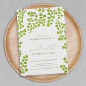 Invitation Botanique verte 60e anniversaire