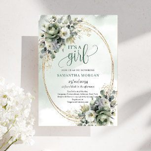 Invitation botanique verte précieuse joie C'est un